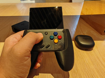 Ergonomic Grip Handle For Miyoo Mini Plus Game Console - Feels Like a Playstation Controller!