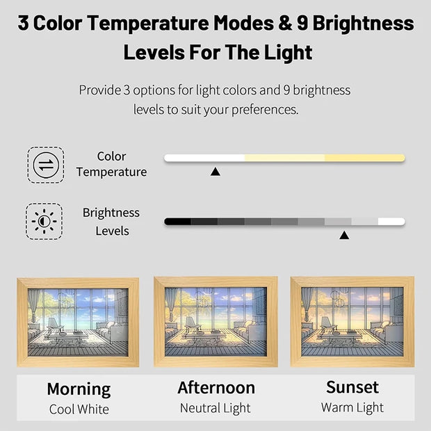 LuminArt: The Adjustable LED Canvas - Illuminate Your Space with Customizable Art