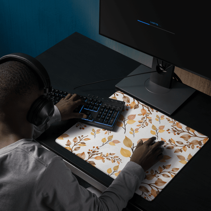 Blossom Battle Station: Unleash Petal Power with Every Click! | Gaming mouse pad